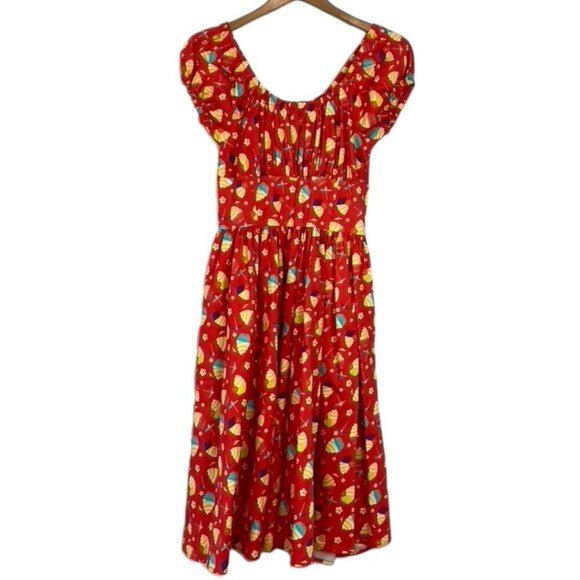 Disney Parks The Dress Shop Dole Whip Pineapple Swirl Dress - Picture 2 of 11